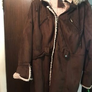 Nice Brown coat from Lane Bryant.